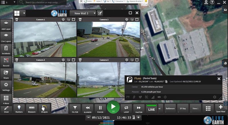 Smart Street, no Perini Business Park, será um showroom de tecnologias para mobilidade urbana, segurança, gestão municipal e urbanismo.