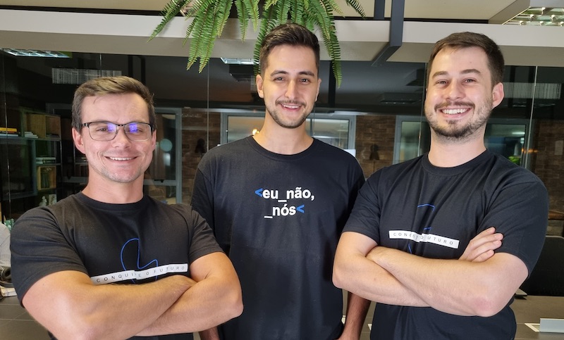 VoltBras: Energytech dos sócios Bernardo Durieux, Carlos Libardo e Rodolfo Levien, chama atenção pelo potencial de expansão da mobilidade elétrica.