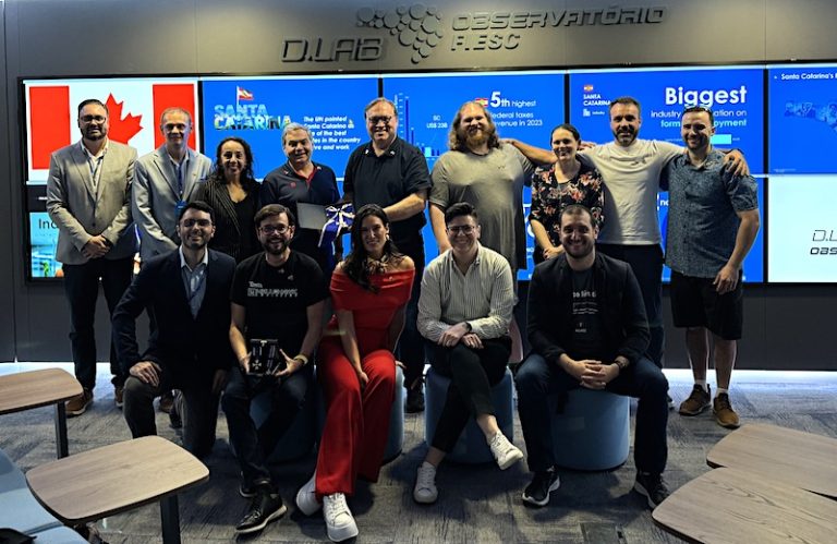 Nesta semana, ecossistema catarinense recebe grupo do Canadá - em março, foi a vez dos suíços conhecerem o estado. Recentemente, ACATE lançou missões para eventos como London Tech Week e Collision